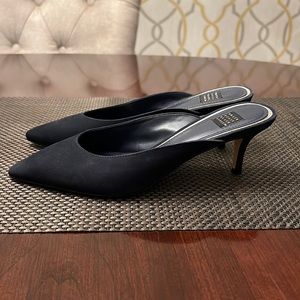 White House Black Market navy mules, 7